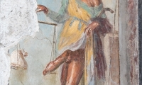 Affresco murale di Priapo, Pompei