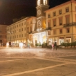 Piazza Tre Martiri alla sera, Rimini