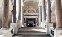 Scalinata presso i Musei Vaticani, Città del Vaticano