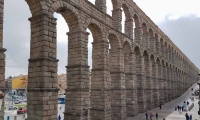 Acquedotto romano a Segovia, Spagna