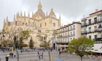 Esterno della Cattedrale di Segovia, Spagna