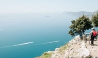 Escursionisti sul Sentiero degli Dei, Costiera Amalfitana