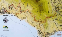 Mappa del Sentiero degli Dei, Costiera Amalfitana