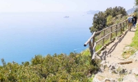 Vista panoramica del Sentiero degli Dei, Costiera Amalfitana