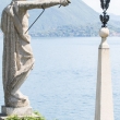 Statua nel Giardino di Villa Borromeo sull'Isola Bella, Piemonte