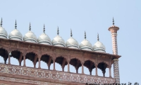 Particolare dell'ingresso sud del Taj Mahal - Agra, India