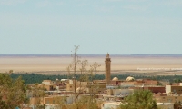 Veduta dell'oasi e il Chott el Jarid, Nefta