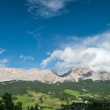 Vista nei pressi del lago di Sompunt, Val Badia