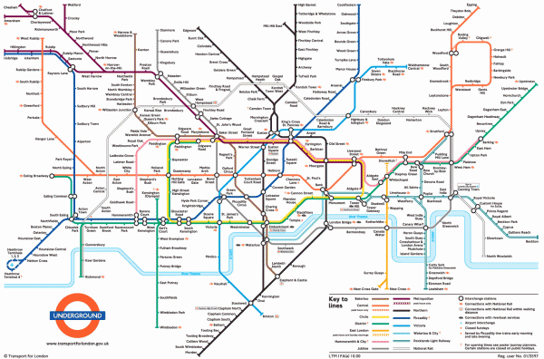 Guida e mappa della Metro di Londra