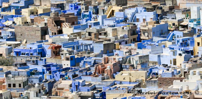 Jodhpur, cosa vedere e dove dormire abitazioni blu