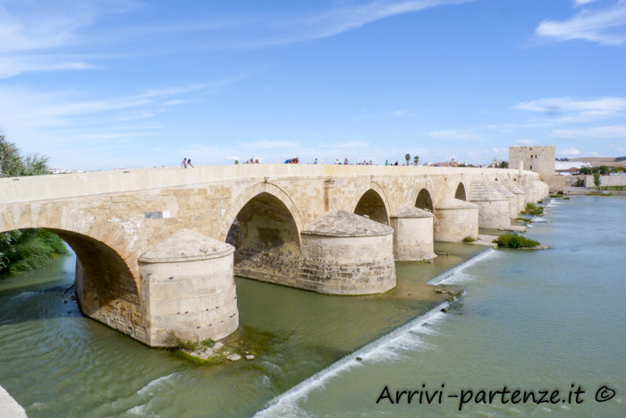 Ponte romano di Cordova in Andalusia, Spagna