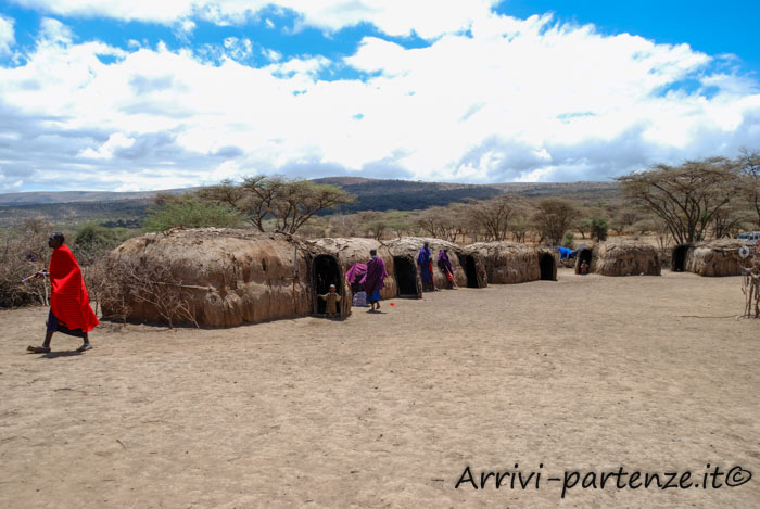 Capanne della tribù Masai, Tanzania