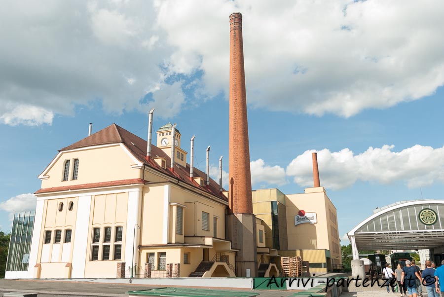 Esterno della fabbrica della birra di Pilsen,Repubblica Ceca