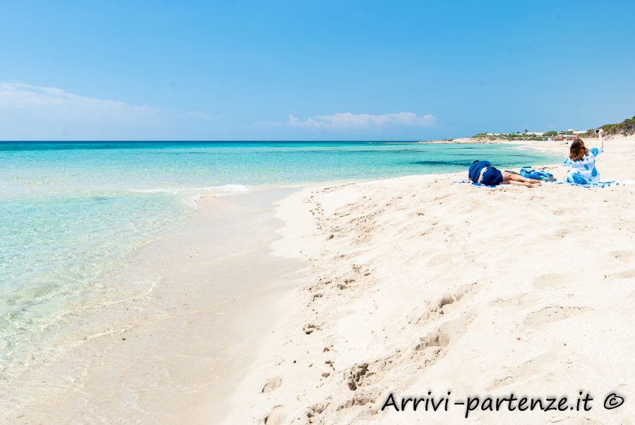 Spiaggia di Punta Prosciutto a Porto Cesareo, Puglia