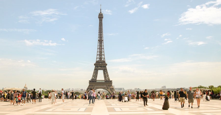 Vista panoramica Tour Eiffel, Parigi