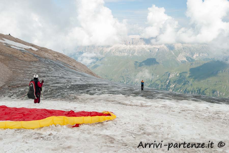 Parapendio presso la Marmolada, Trentino-Alto-Adige