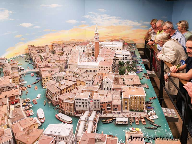 Panoramica di Venezia al Miniatur Wunderland di Amburgo, Germania