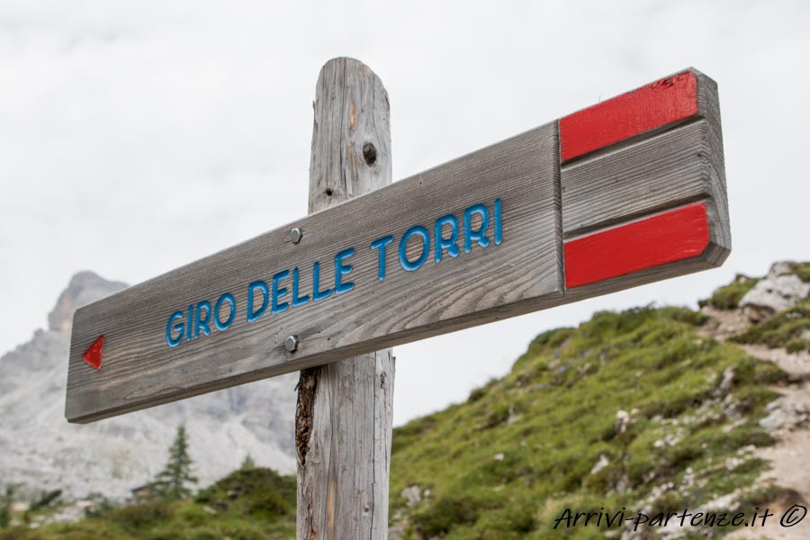 Indicazioni per il giro delle 5 Torri, Trentino Alto-Adige